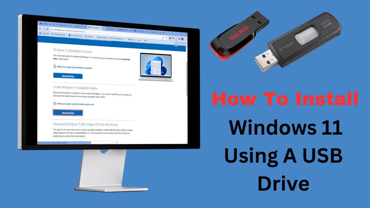 How To Install Windows 11 Using A USB Drive